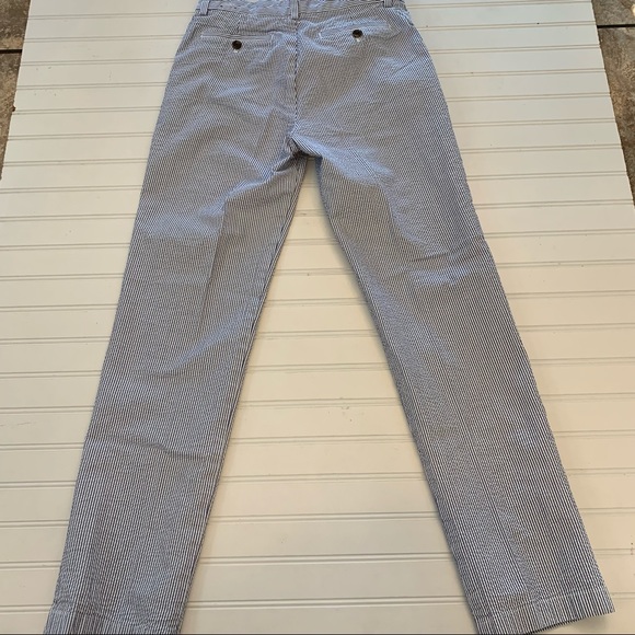 Brooks Brothers Red Fleece Boys Blue/White Sear Sucker Pants - Picture 11 of 11